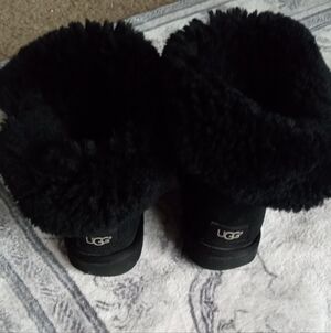 UGG Black Shearling Boots